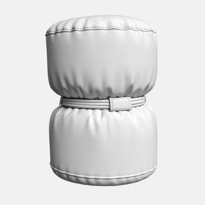 puf-tam-tam 3D model light pouf with belt 3D model_1