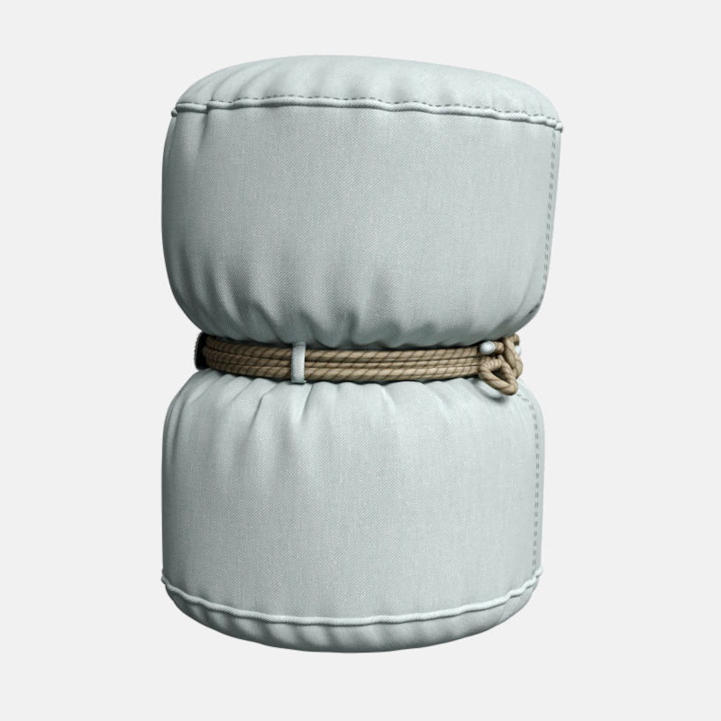 puf-tam-tam 3D model light pouf with belt 3D model_5