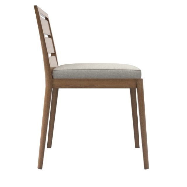 CIEL COLLECTION wooden side table with slats 3D model_10