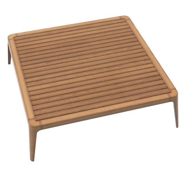 CIEL COLLECTION wooden side table with slats 3D model_4