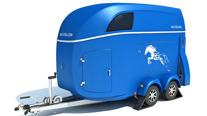Horse Transport Trailer 3D model