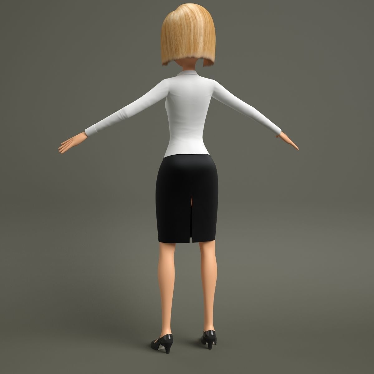 Nina - Businesswomen 3D model_11