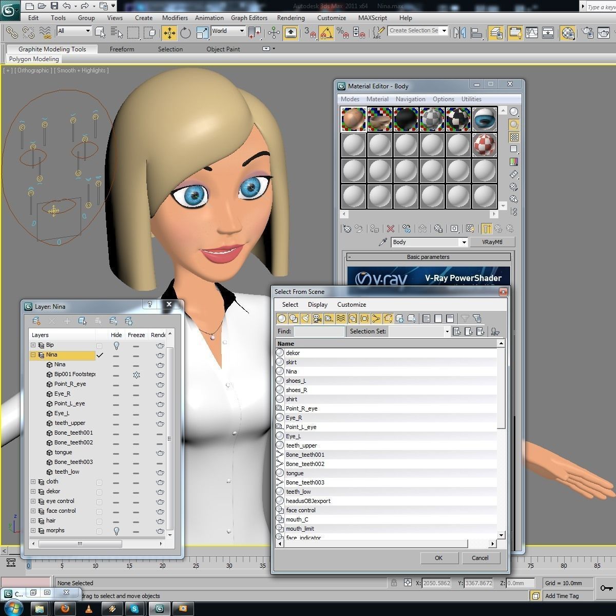 Nina - Businesswomen 3D model_13