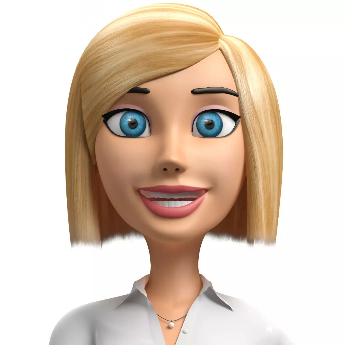 Nina - Businesswomen 3D model_0