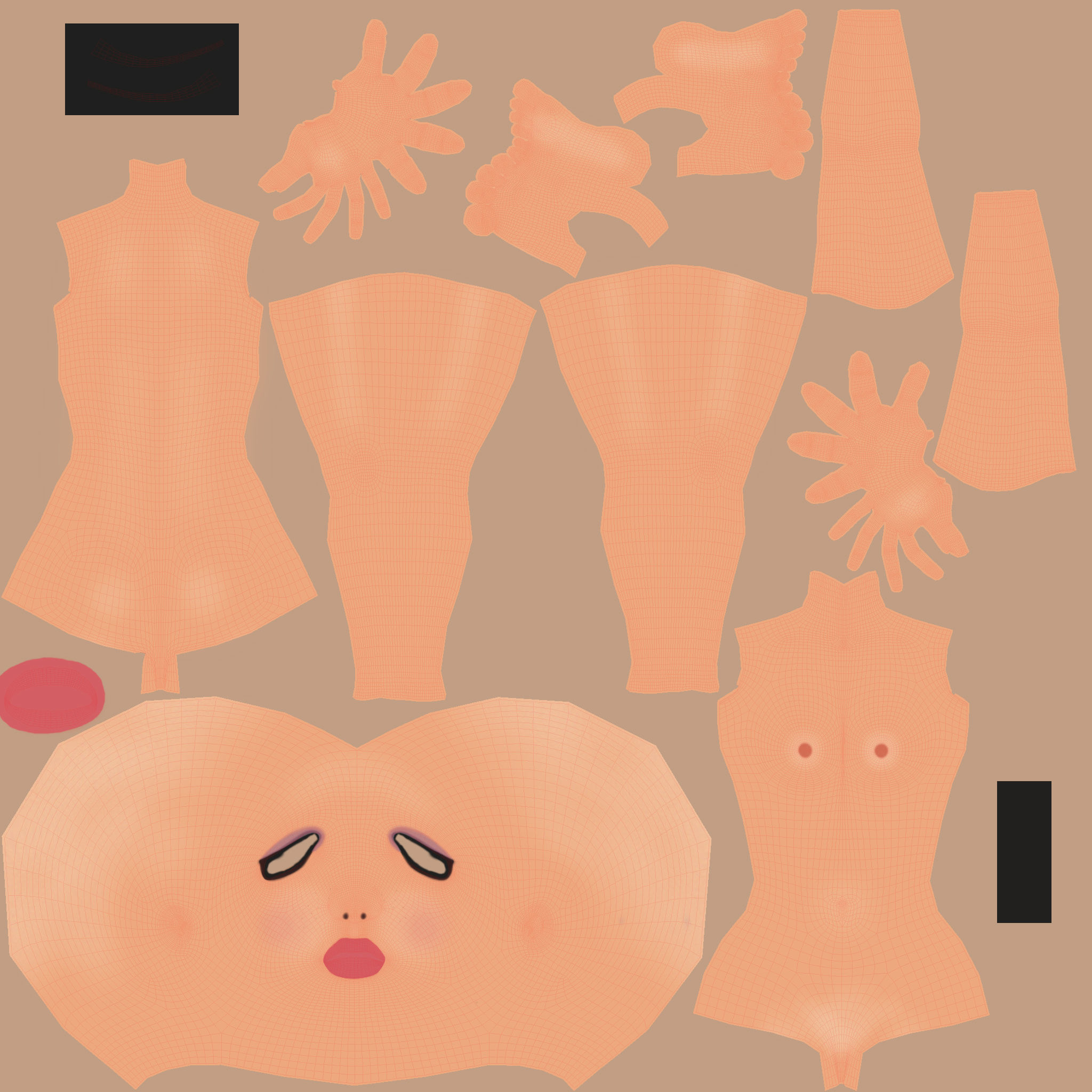 Nina - Businesswomen 3D model_6