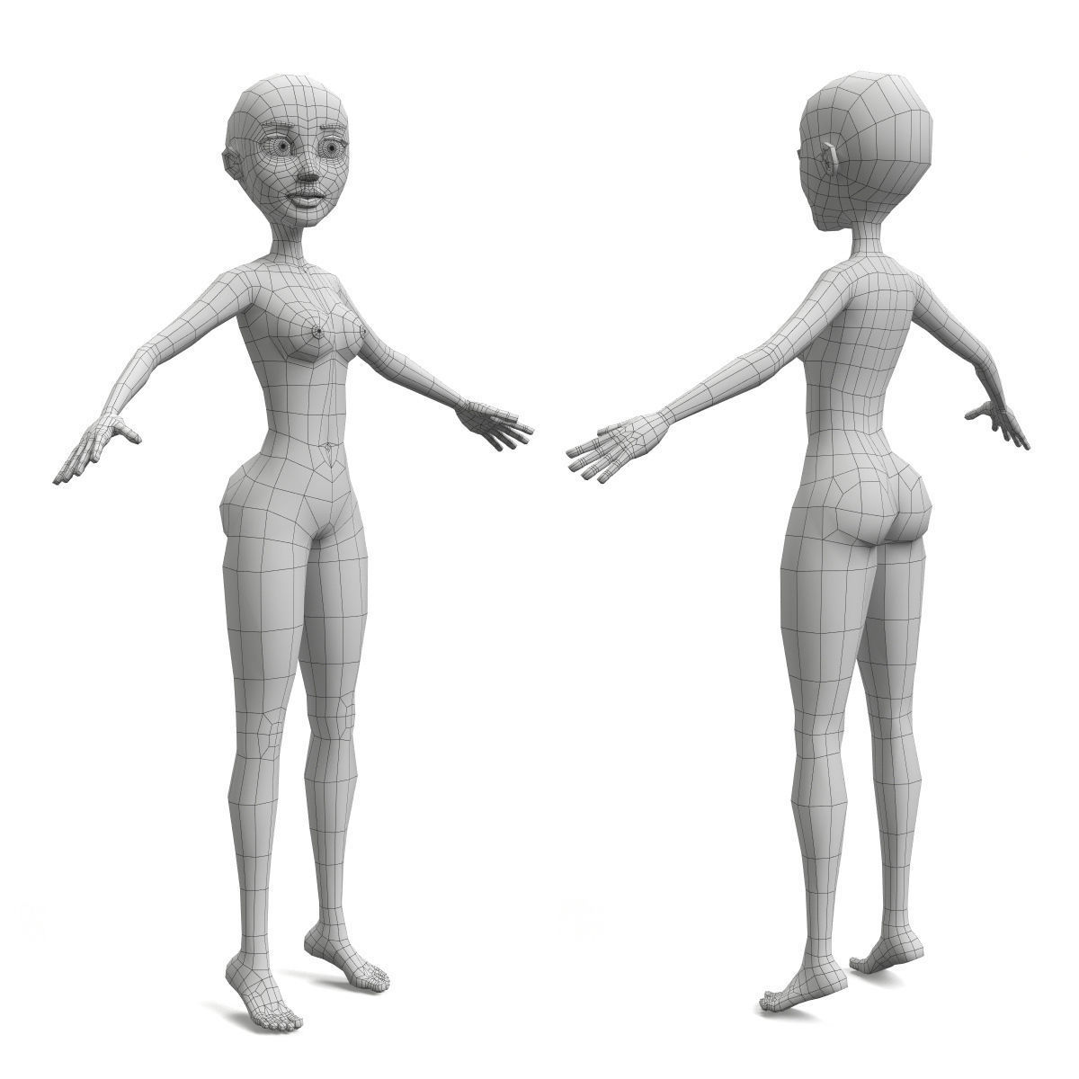 Nina - Businesswomen 3D model_2