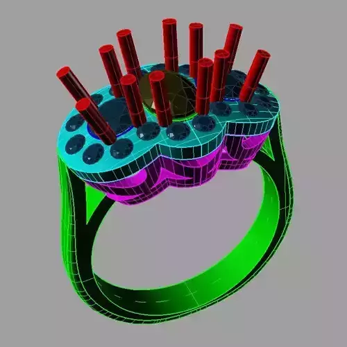 Fine Jewelry Women Trilogy  anello pave an 177