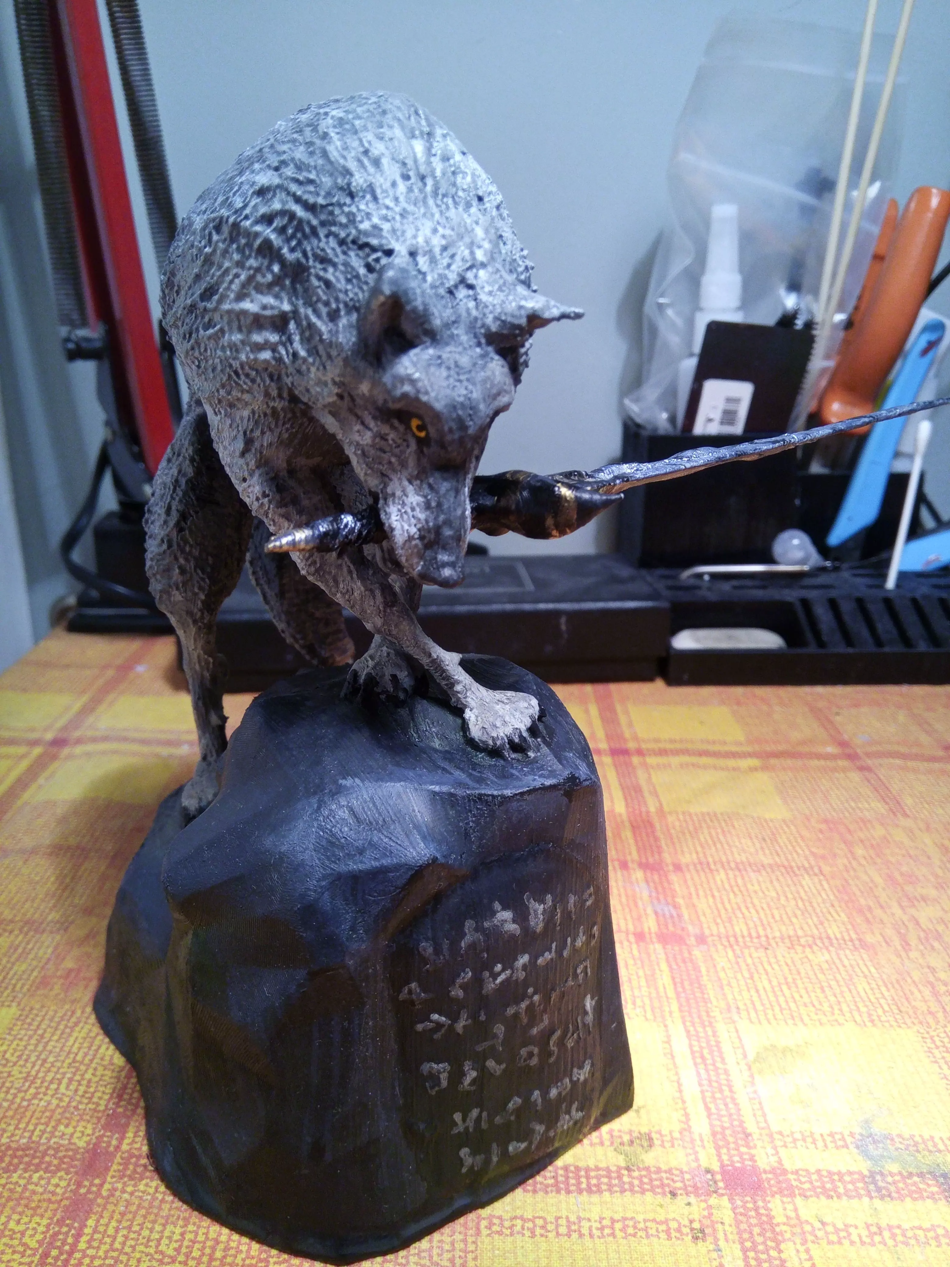 Dark Souls Great Grey Wolf 3D print model