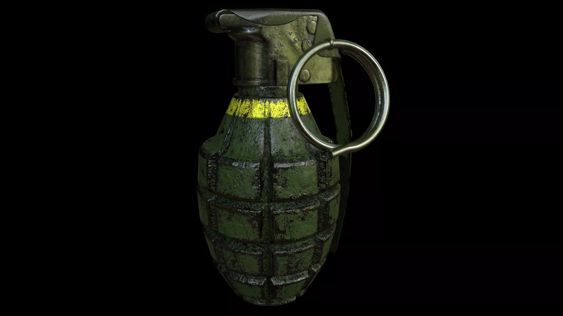 Mk2 Grenade Free low-poly 3D model