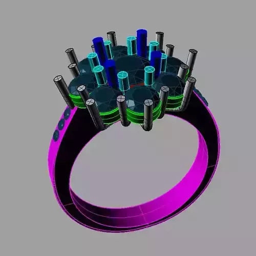 Classic Diana Engagement ring anello cestino an 180