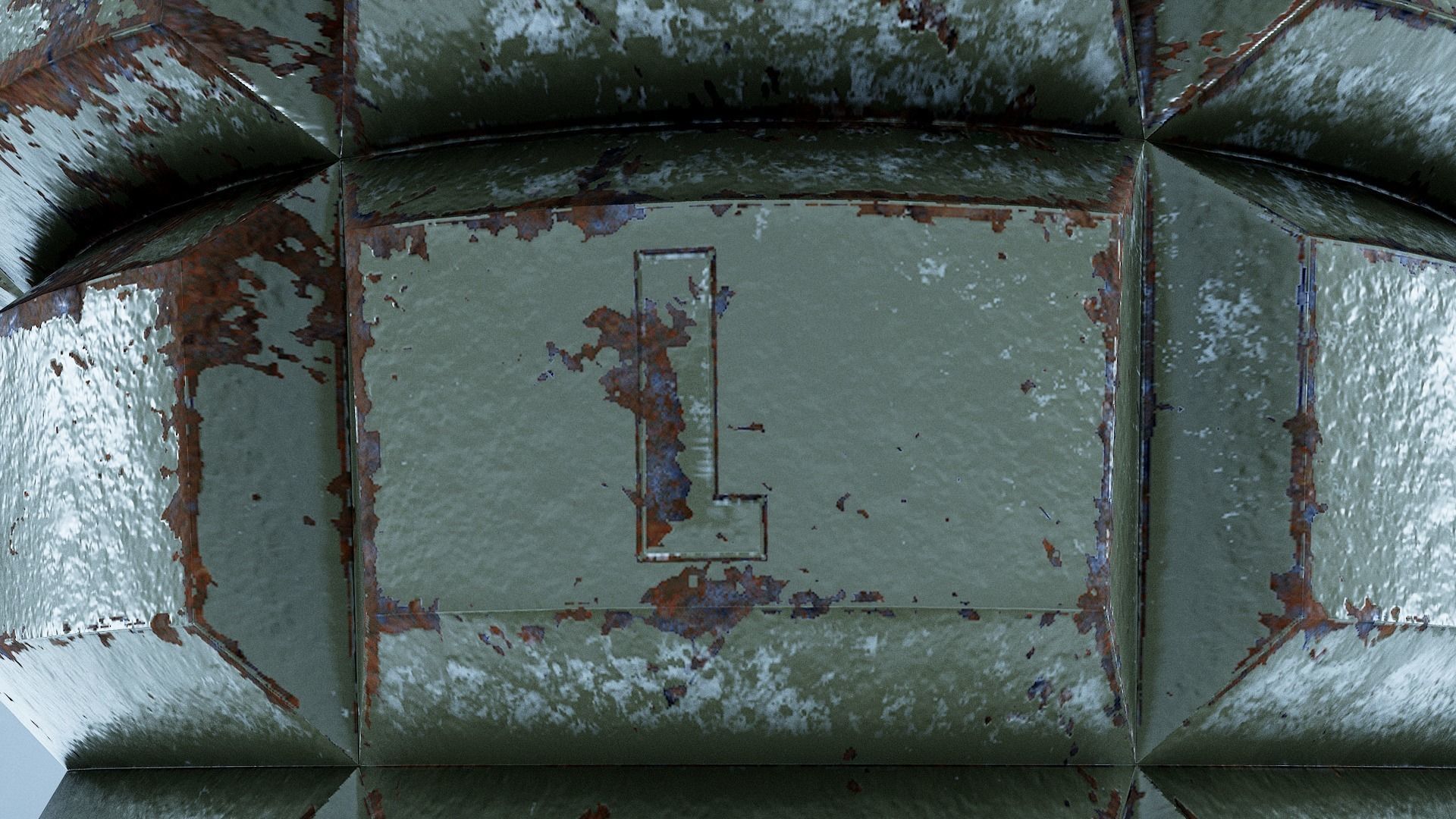 MK2 Grenade Low-poly 3D model_11