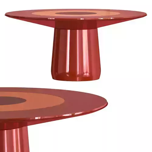 Baleri ROUNDEL table red