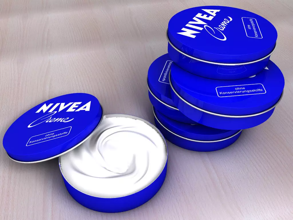 Nivea Creme Can 3D model_0