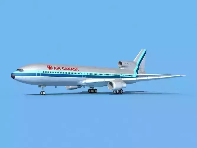 Lockheed L-1011 TriStar Air Canada 3 3D model