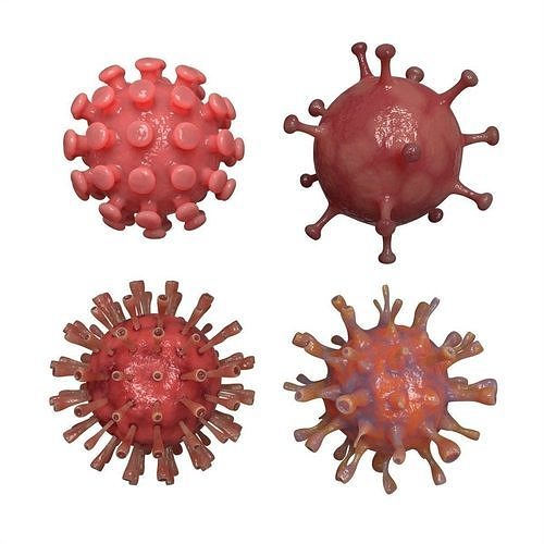 Coronavirus Pack 3D model