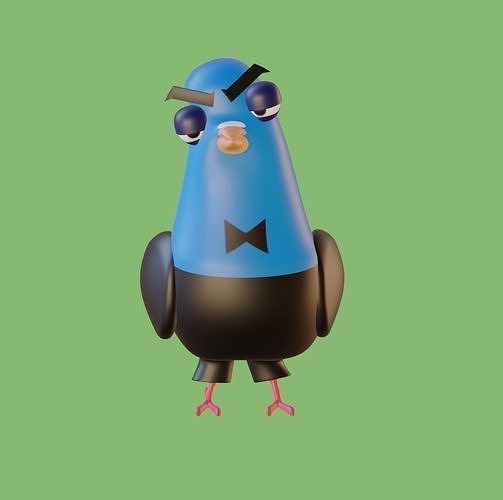 Spies in Disguise Lance Sterling Pigeon Form 3D Print Model 3D print model