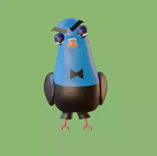 Spies in Disguise Lance Sterling Pigeon Form 3D Print Model