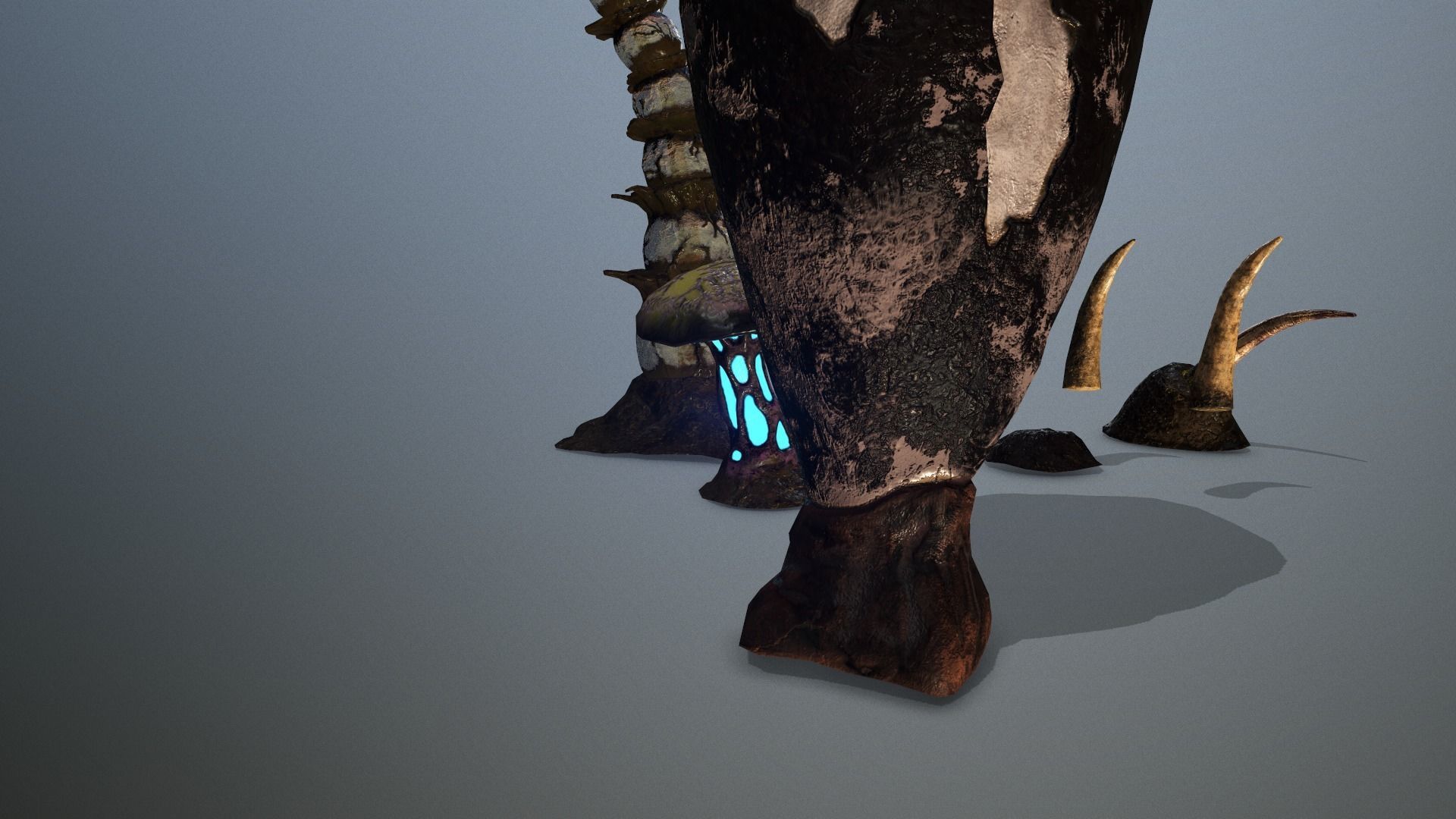 star wars sci-fi Felucia expanding stuff pack  Low-poly 3D model_15