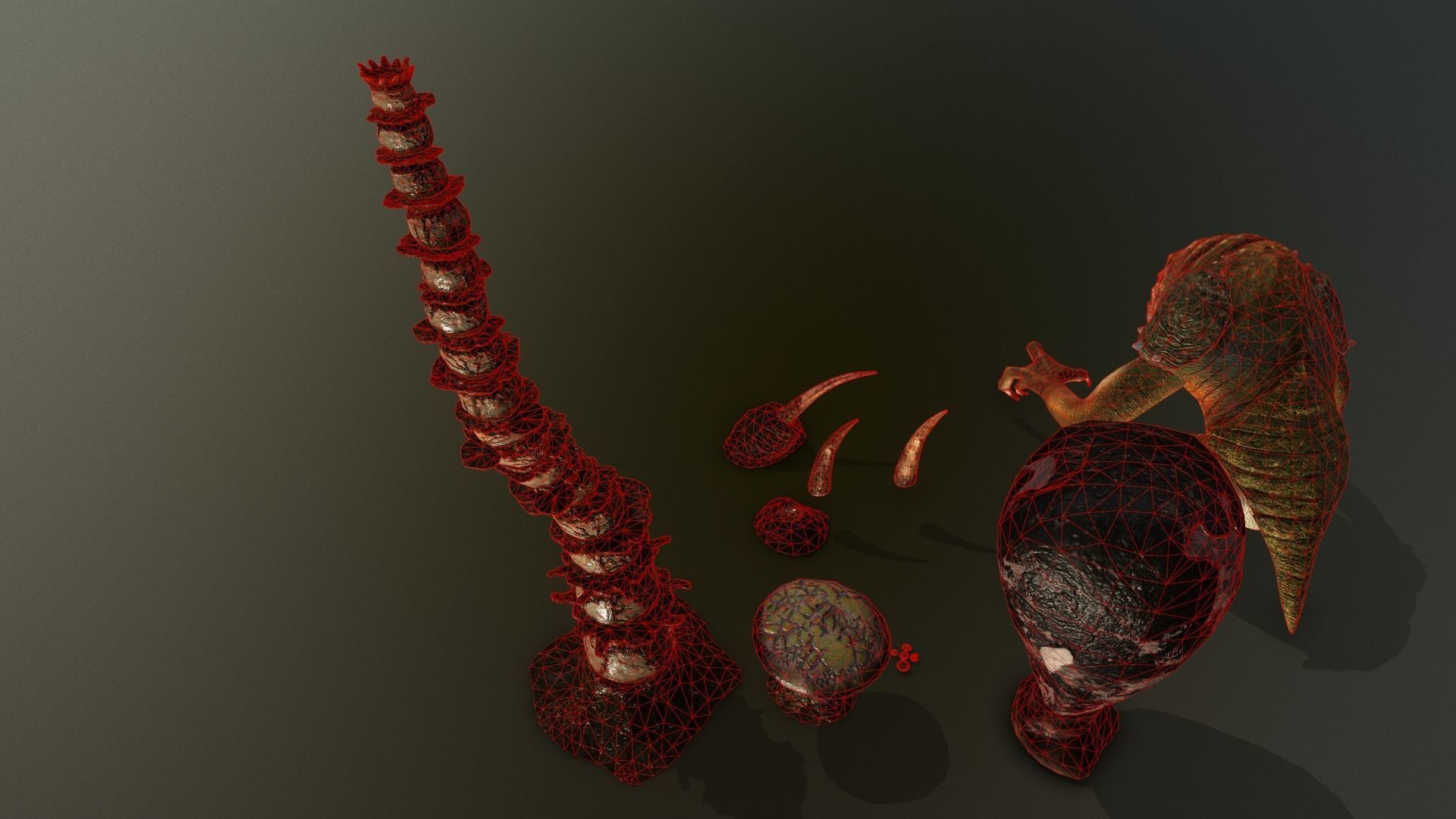 star wars sci-fi Felucia expanding stuff pack  Low-poly 3D model_18