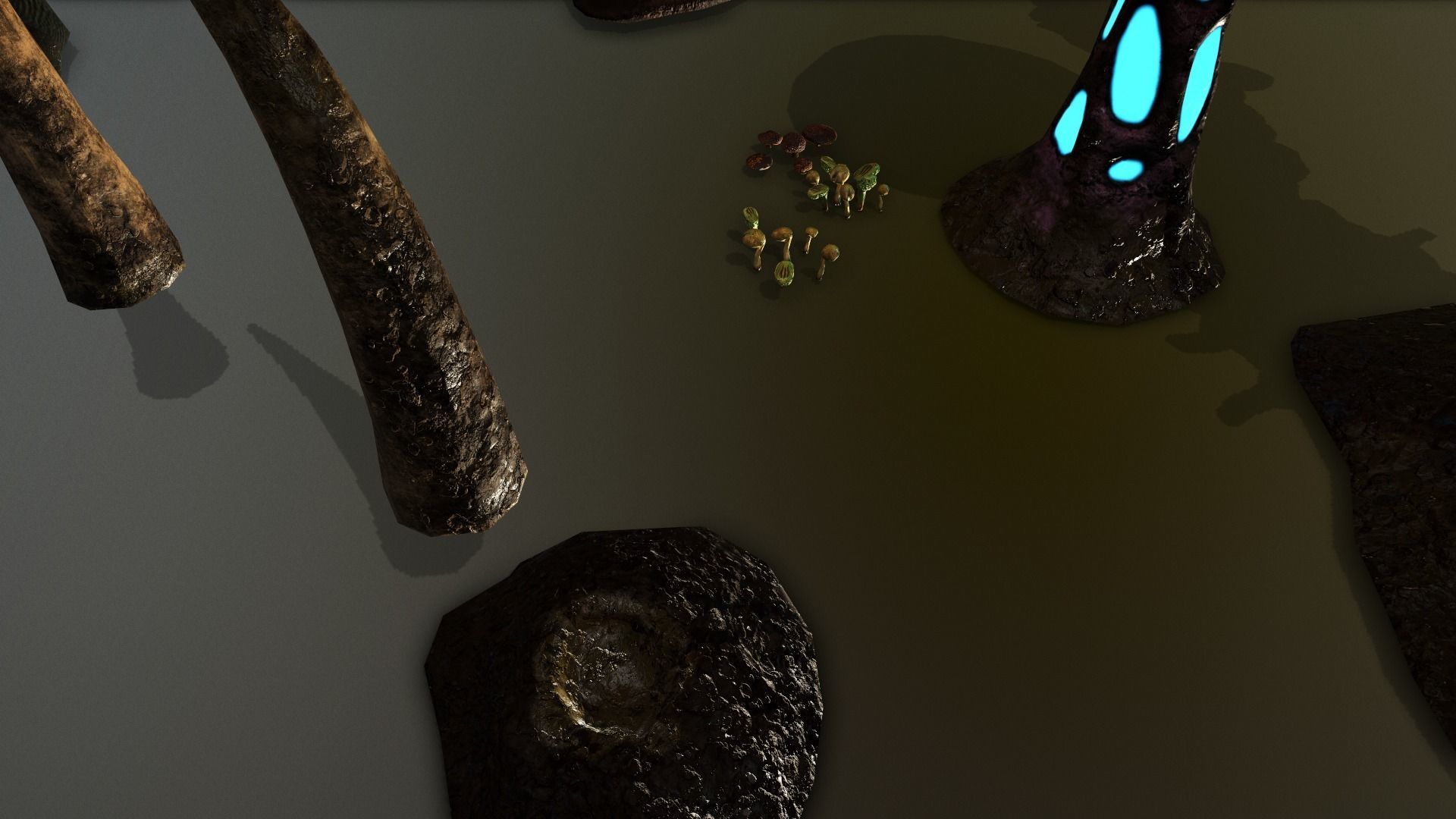 star wars sci-fi Felucia expanding stuff pack  Low-poly 3D model_11