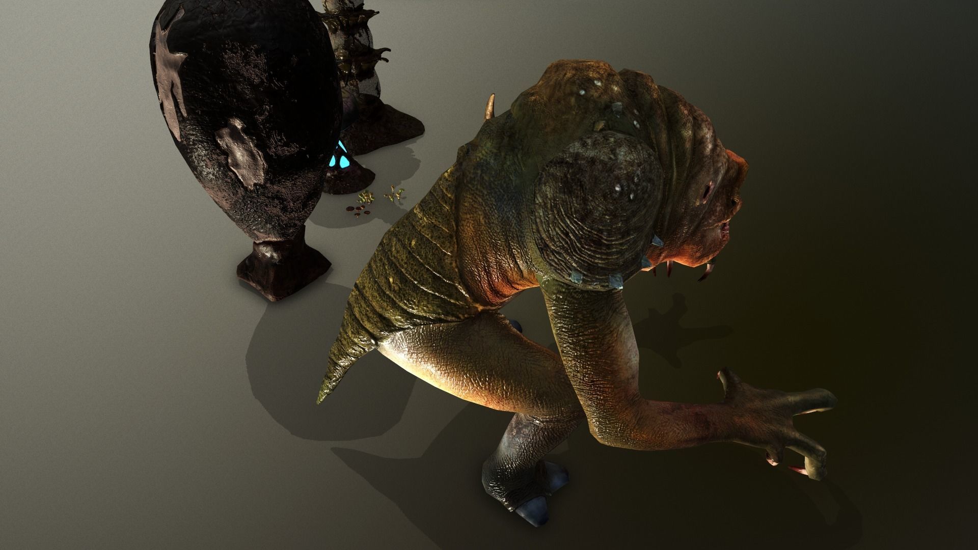 star wars sci-fi Felucia expanding stuff pack  Low-poly 3D model_8