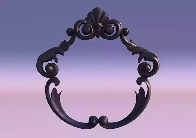 carving ornate frame