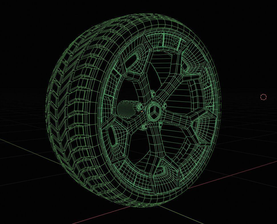 C5SMC type A wheel 3D model_7