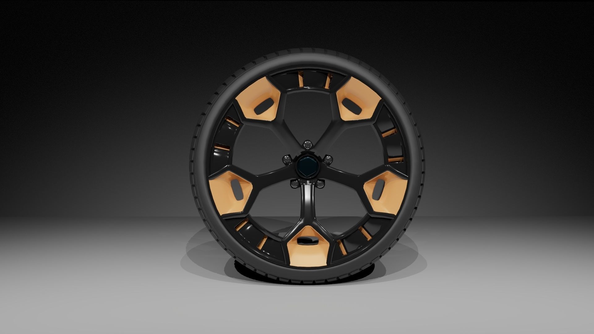 C5SMC type A wheel 3D model_5