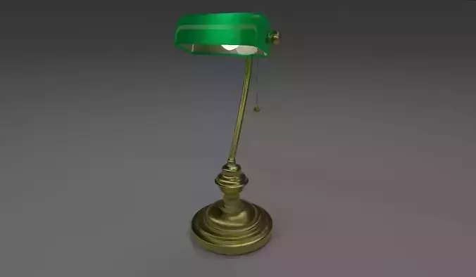 Noir Office Lamp