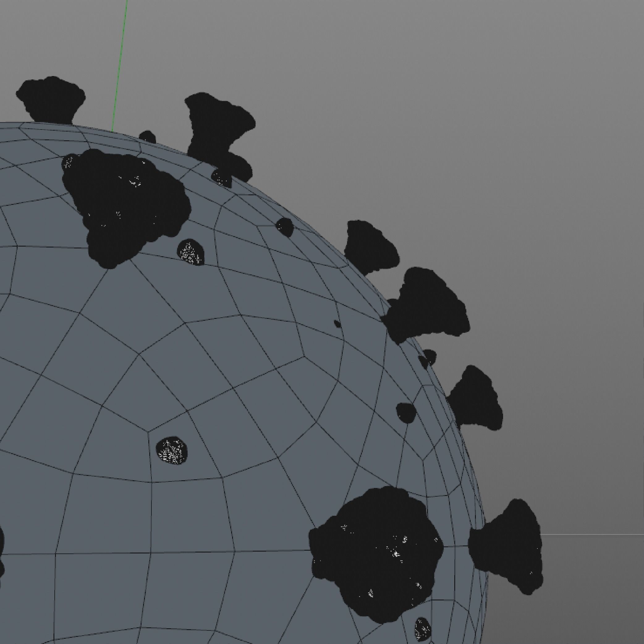 CoronaVirus Covid-19 3D model_3