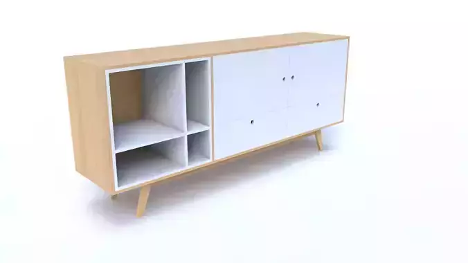 Credenza sideboard with drawers
