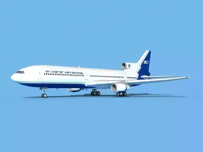Lockheed L-1011 TriStar Air Charter Intl 3D model
