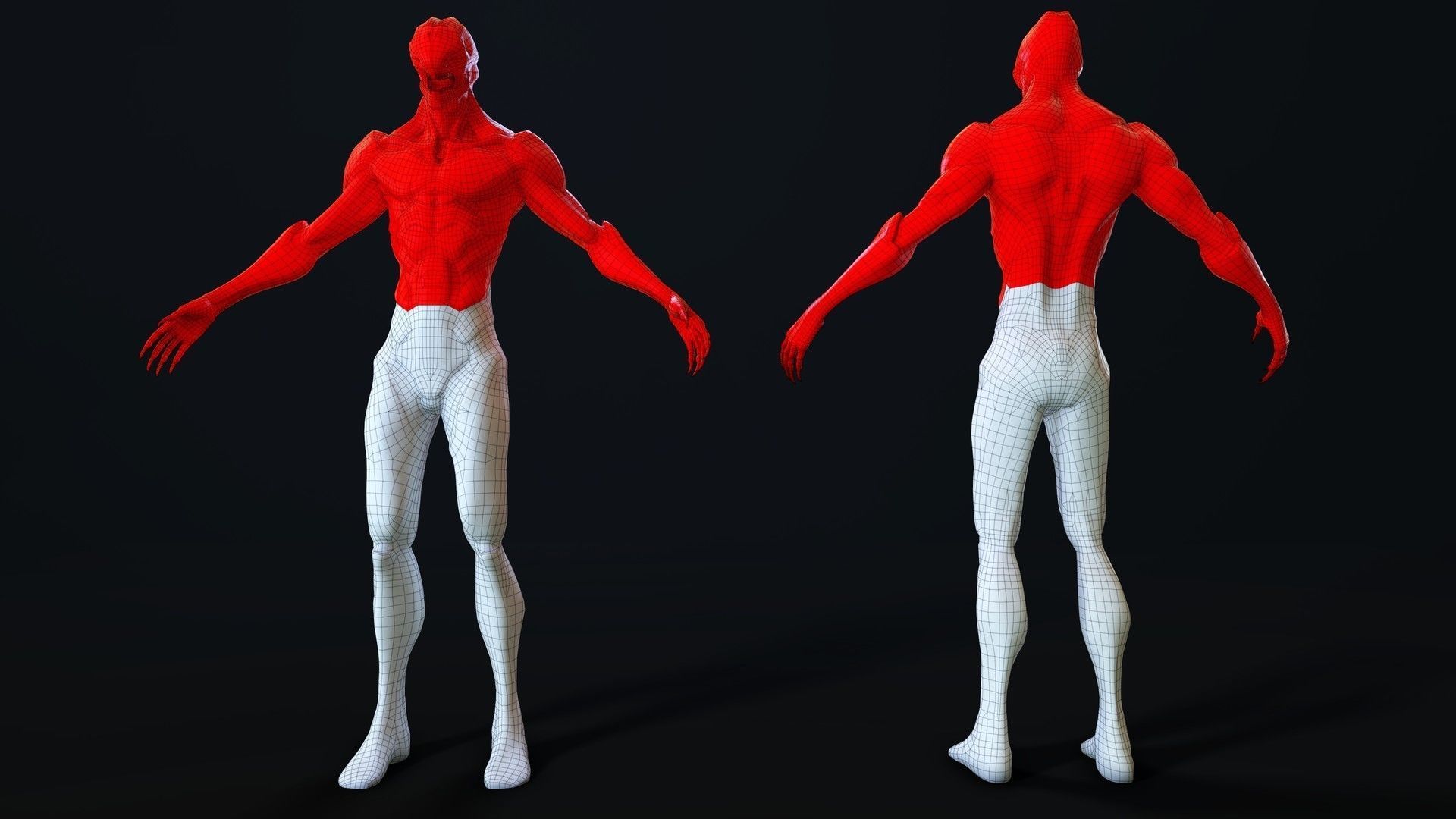 Free Biomechanical Mutant Free low-poly 3D model_15