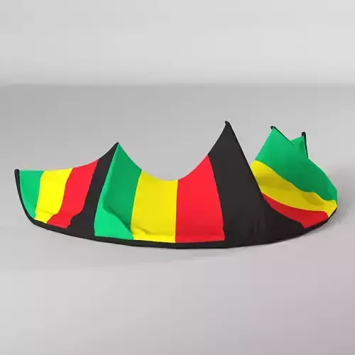 Inflatable Kite for water extreme sport 3D model