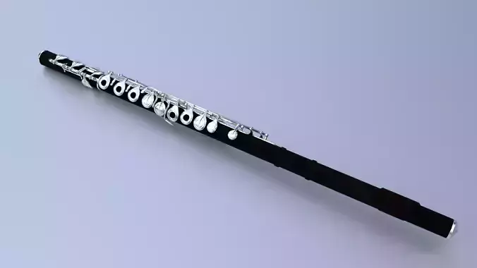 Flute 3D model