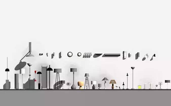 100  Modern Revit Lighting Pack