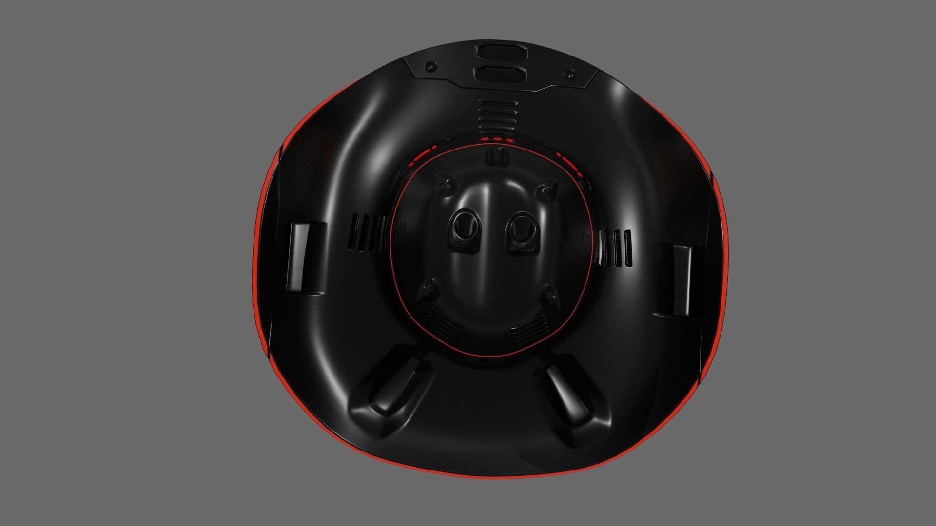 Space Cowboy Hat 3D model_12