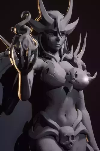 Sebitti Warrior Damaged 3D print model