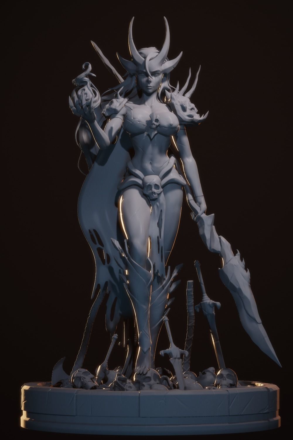 Sebitti Warrior Damaged 3D print model_1