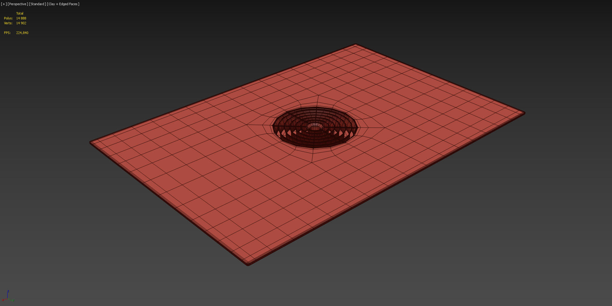 BORA PURA Hob White Low-poly 3D model_8