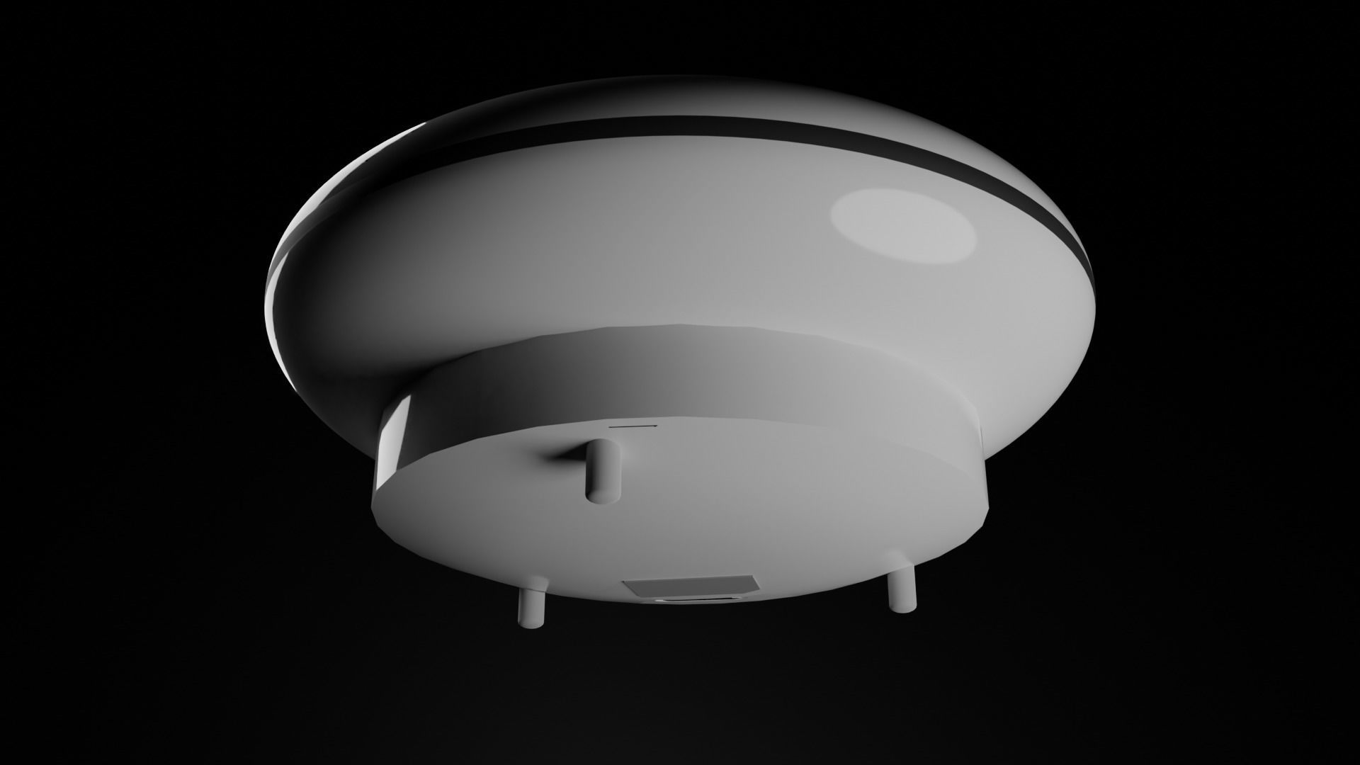 Retractable Wireless Blutooth speaker Free 3D model_2
