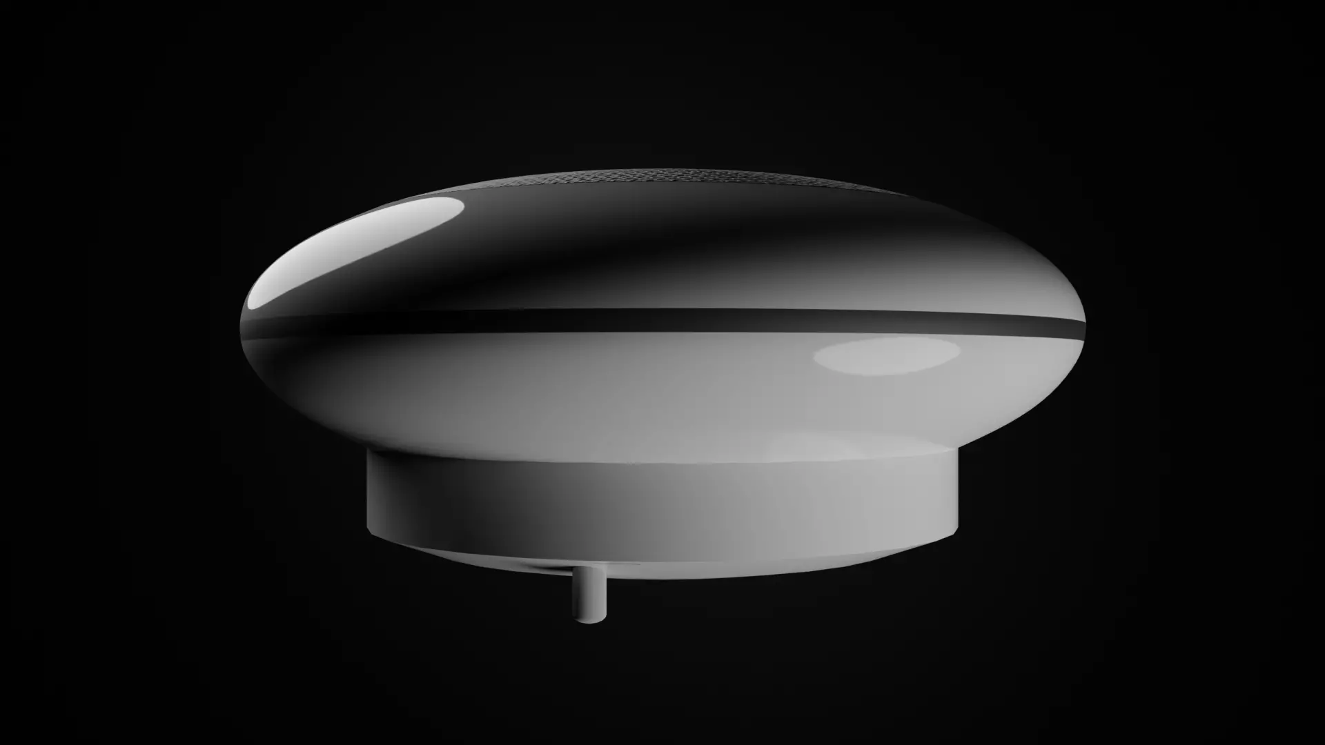 Retractable Wireless Blutooth speaker Free 3D model_0