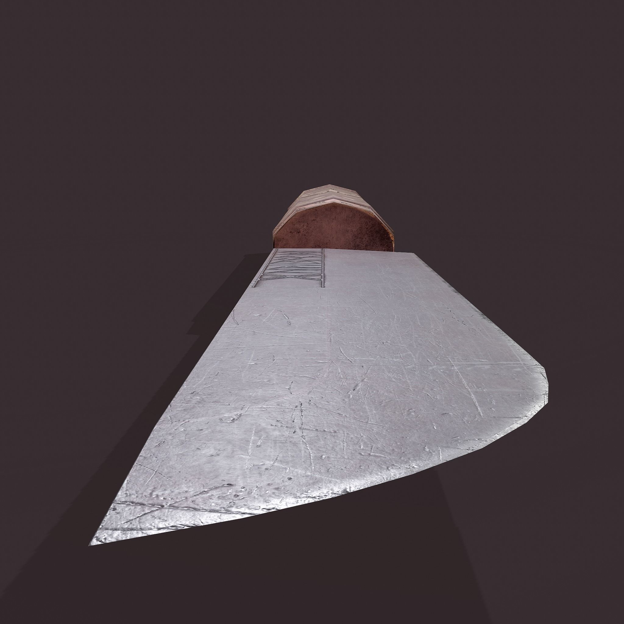 Viking Style Knife Low-poly 3D model_13