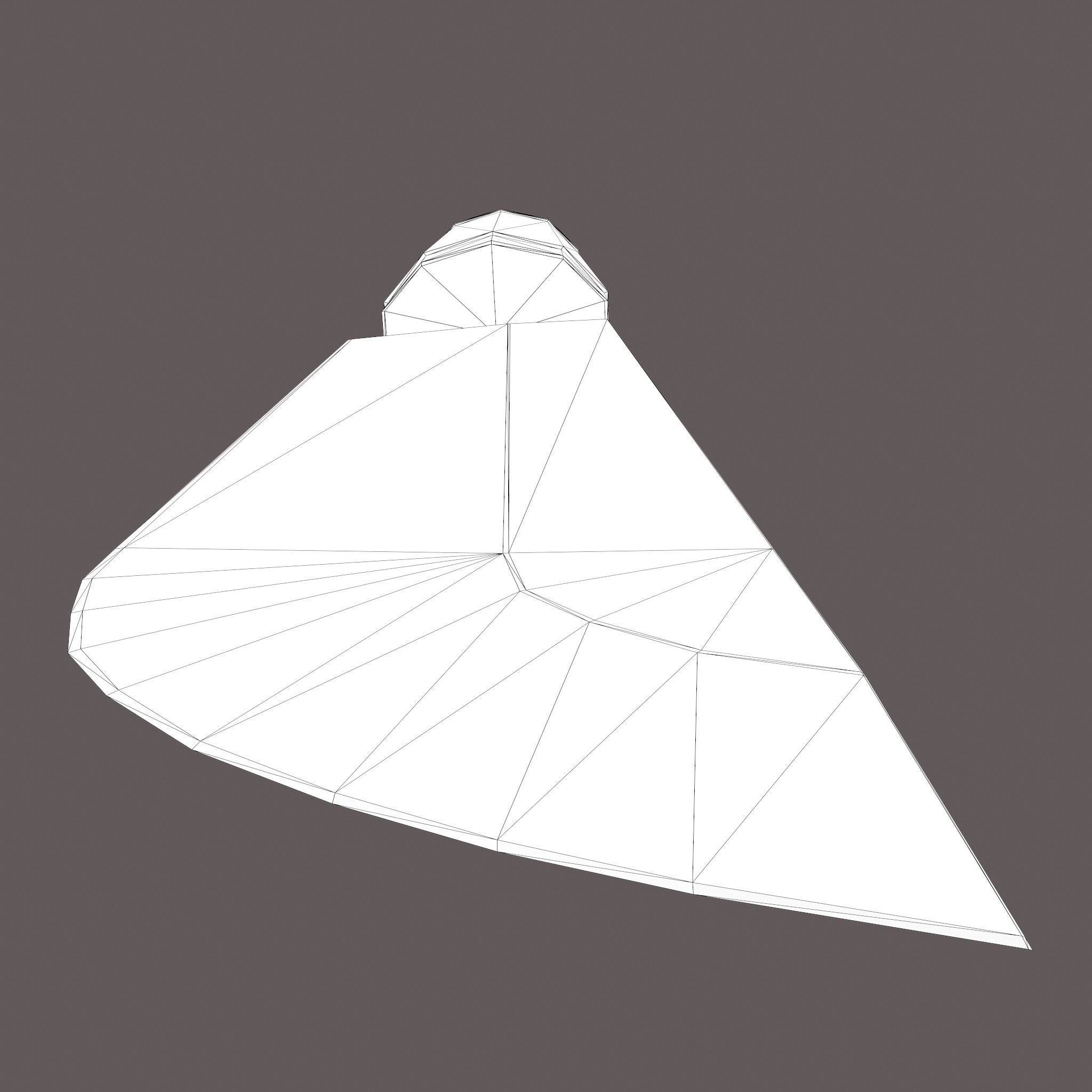 Viking Style Knife Low-poly 3D model_37