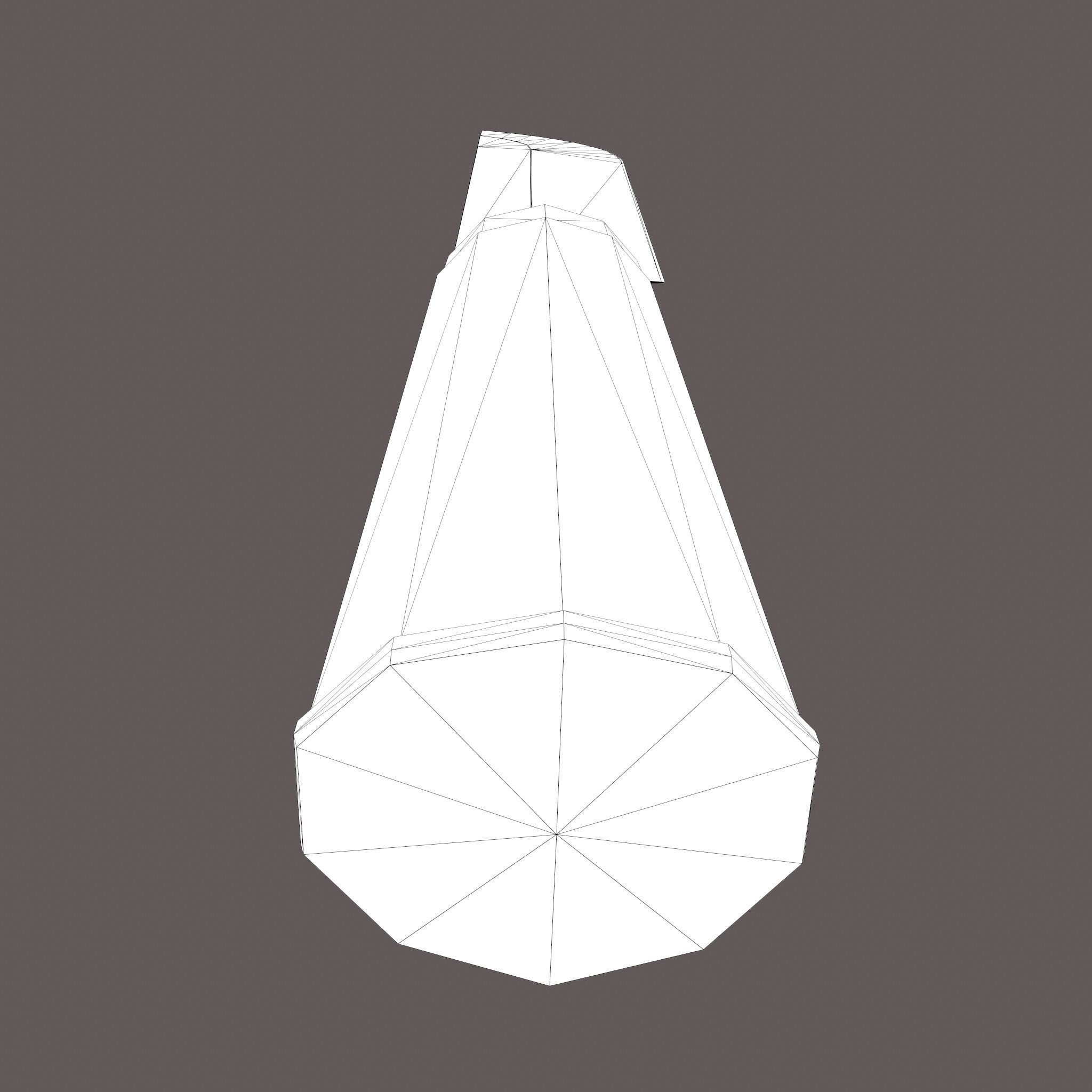 Viking Style Knife Low-poly 3D model_34