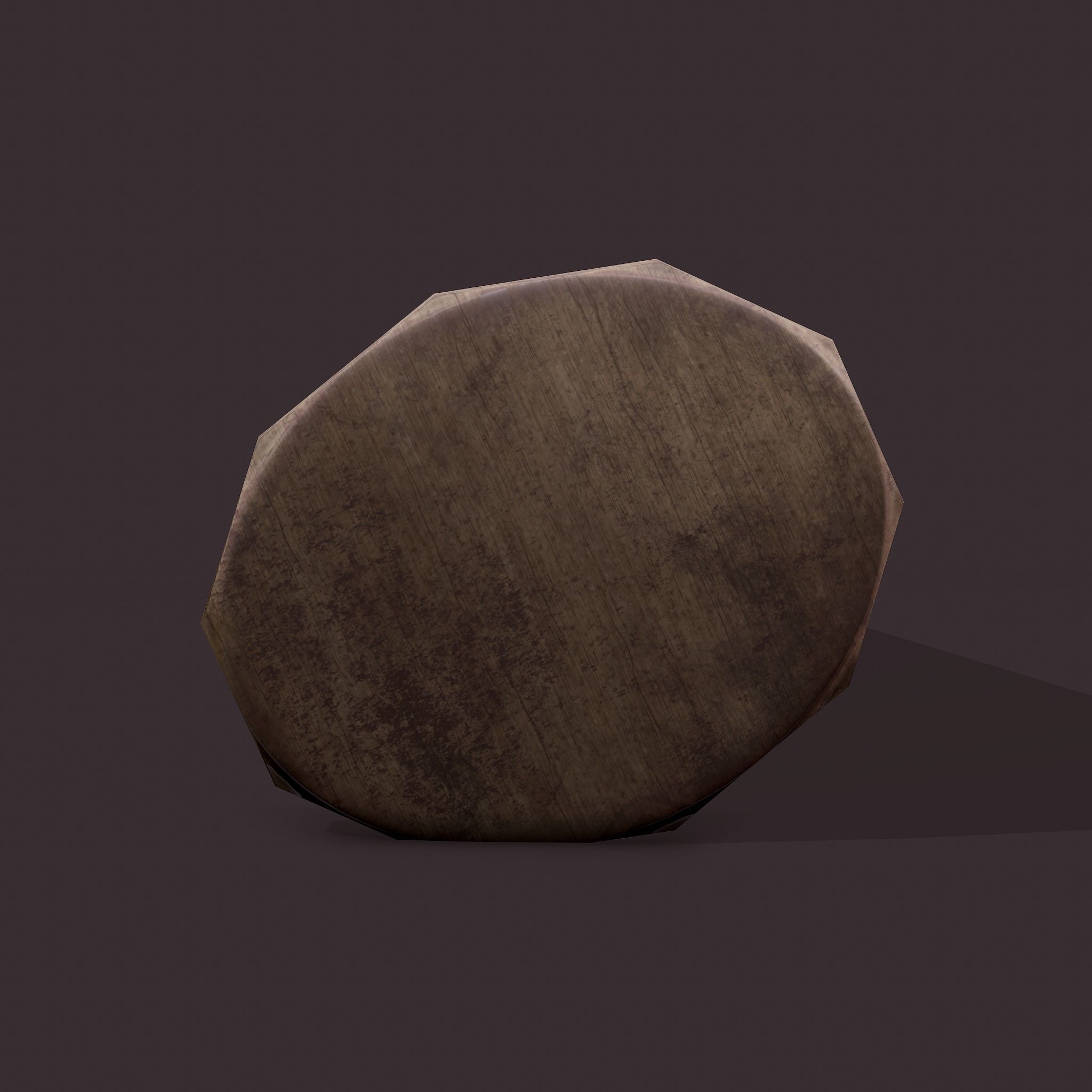 Viking Style Knife Low-poly 3D model_24