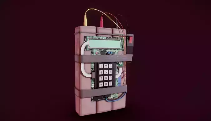 C4 Explosive 3D model