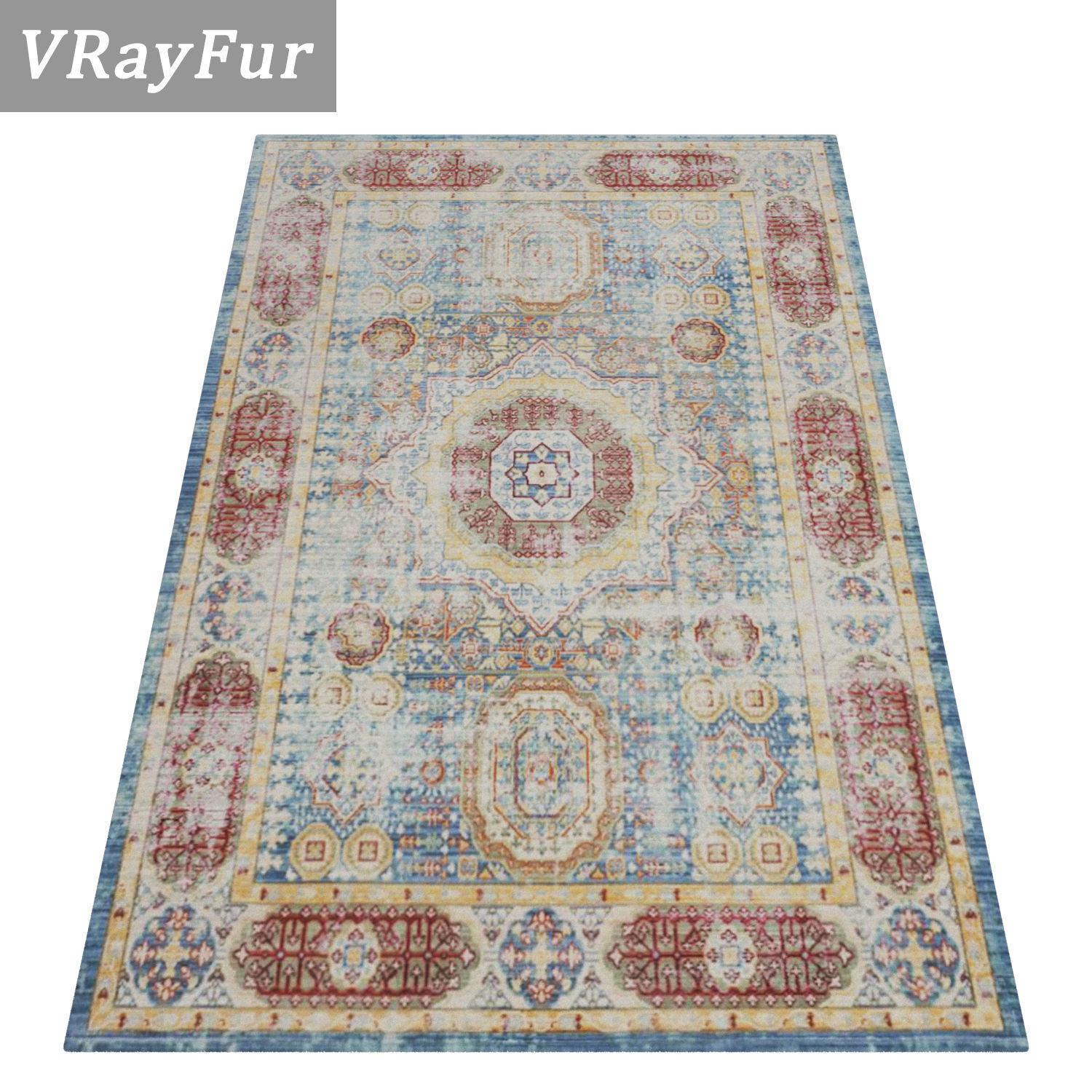 Rug Set 486 3D model_2
