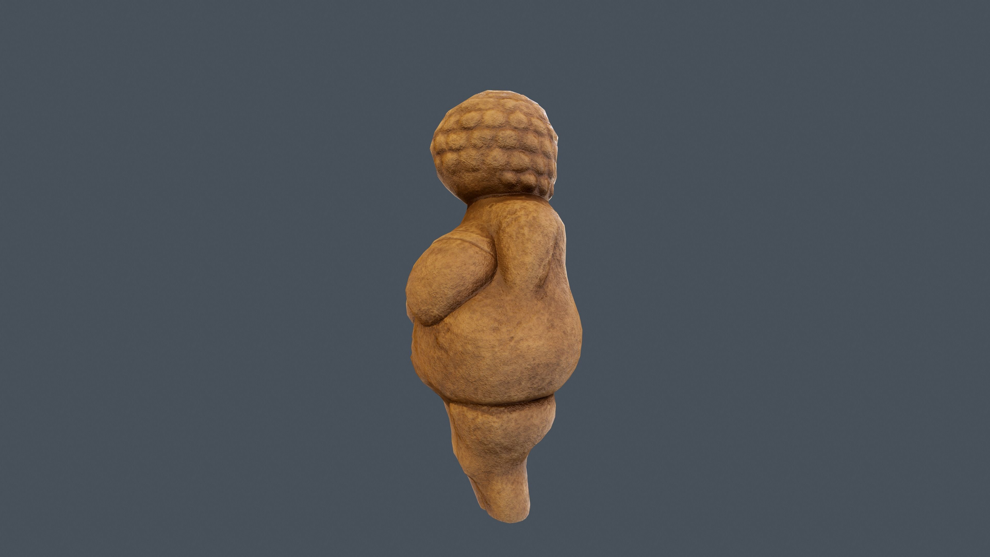 Venus of Willendorf Low-poly 3D model_11