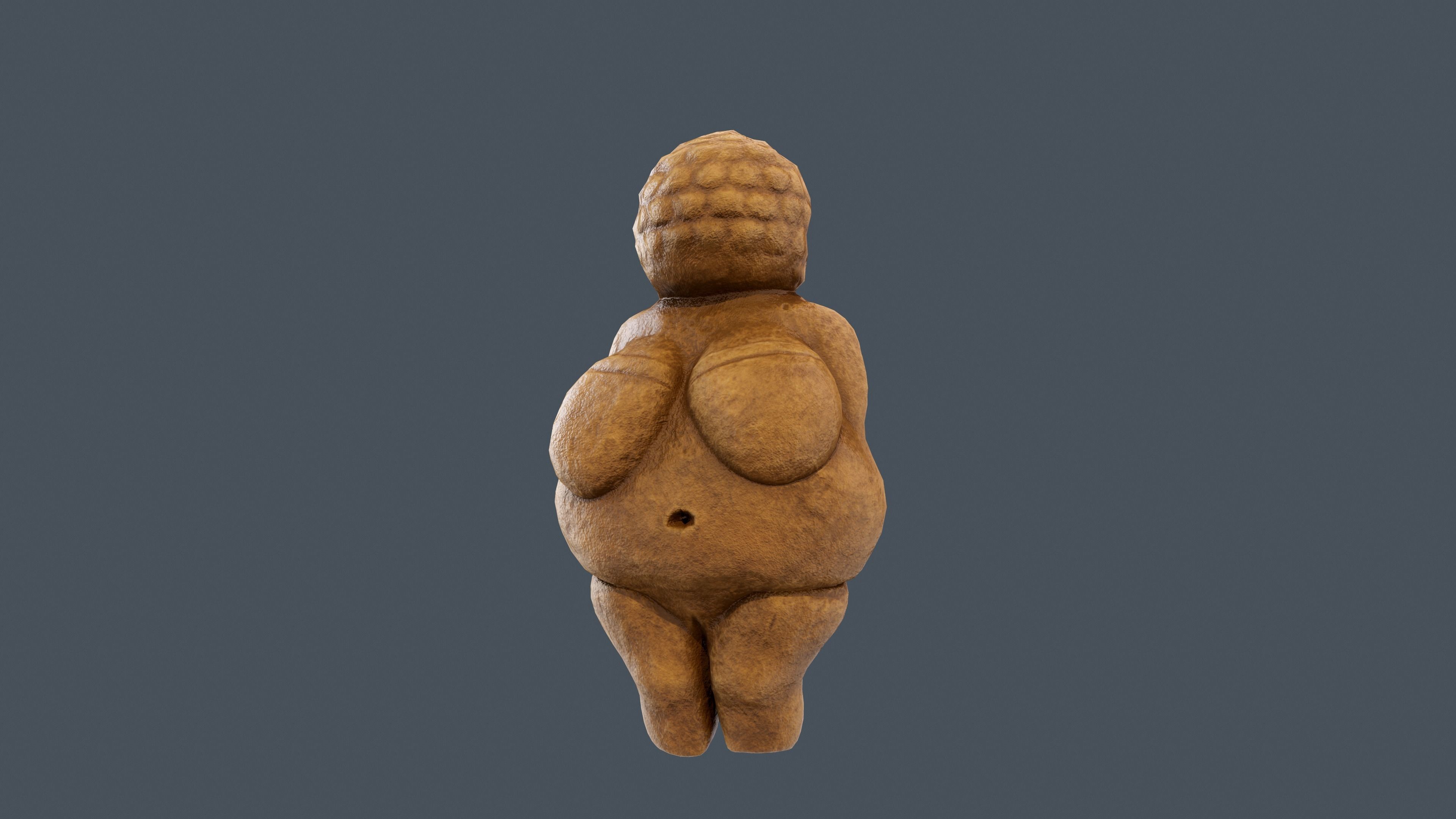 Venus of Willendorf Low-poly 3D model_6